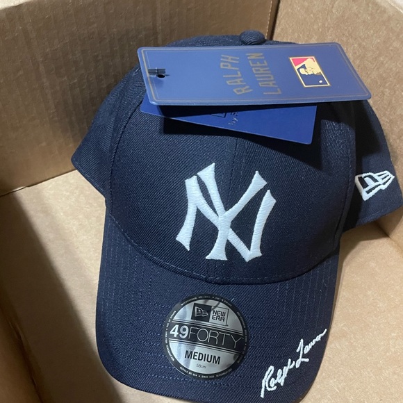 Ralph Lauren Polo x MLB Yankee Fitted Hat NWT w/ box serious offers only - Picture 2 of 6